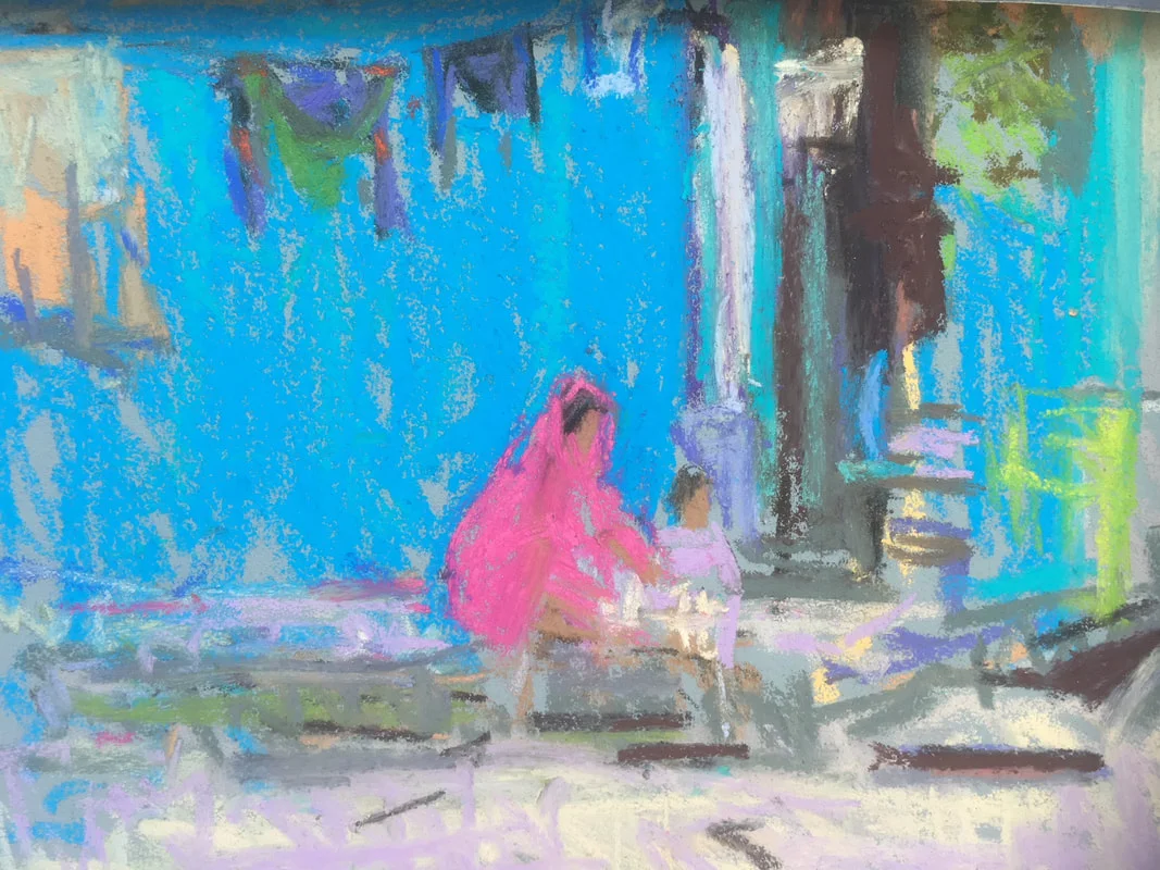 Louise Diggle, Mother and Child Washing, Bundi
