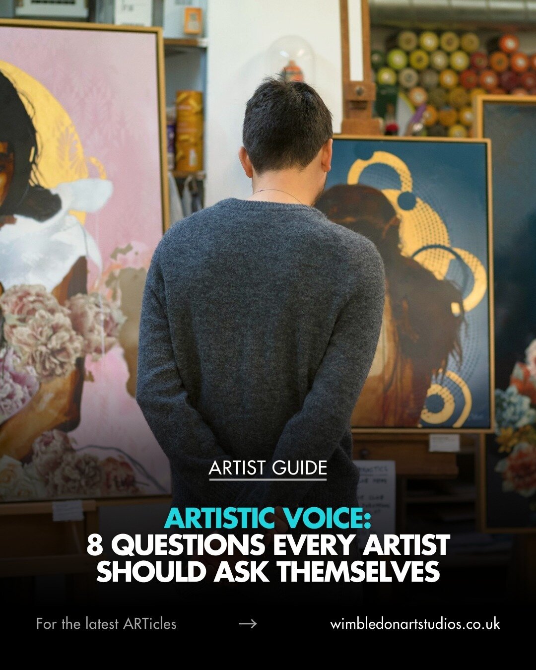 Elevate your artistic essence with these 8 essential questions! 🚀

Self-reflection is a powerful tool for artists seeking to deepen their practice and find their artistic voice. 🤔

By asking yourself the right questions - and embracing the insights