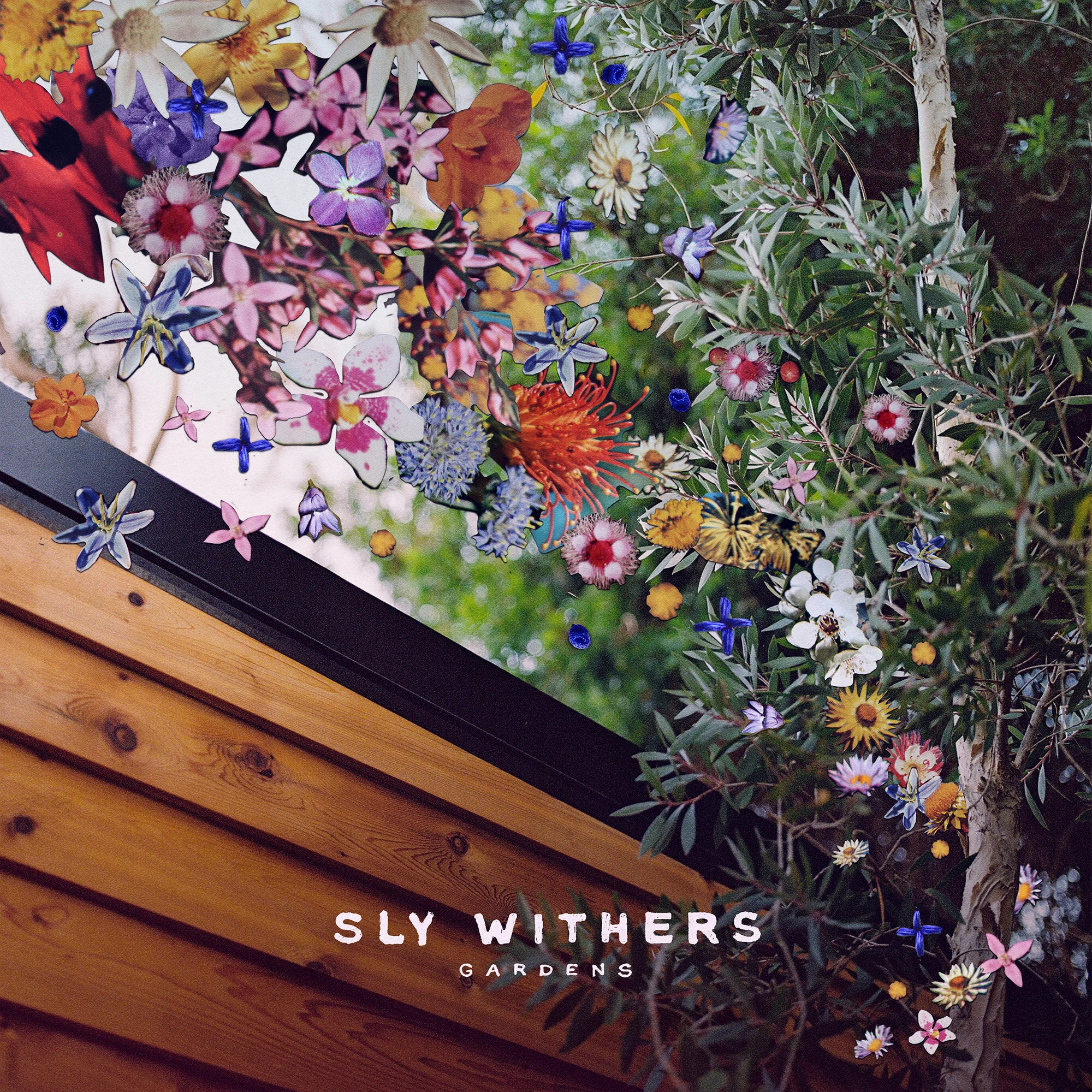 Sly Withers - Gardens (2021, Album, Dew Process) - Photography Only - Illustration and Design by Annie Walter
