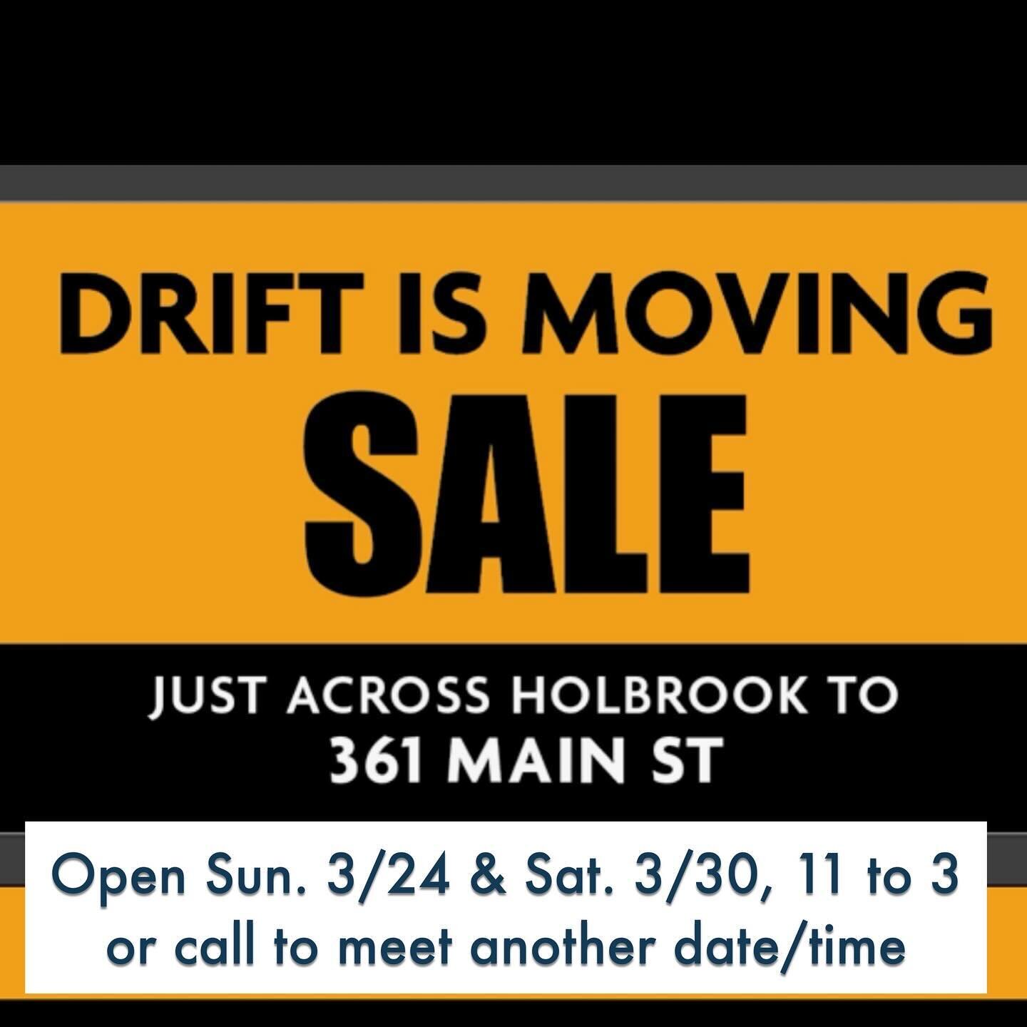 OPEN &mdash; lots of great goods still available &mdash;
Sunday, March 24, 11 to 3
Saturday, March 30, 11 to 3
or call to meet @DRIFTwellfleet another date/time
.
.
.
.
.
.
.
.
.
.
.
#wellfleet #eastham #orleans #brewster #provincetown #dennis #chath