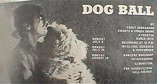 Casey Sonnabend and Bonzo the dog