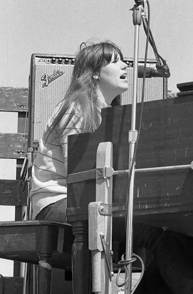 Marla at the Hammond organ.