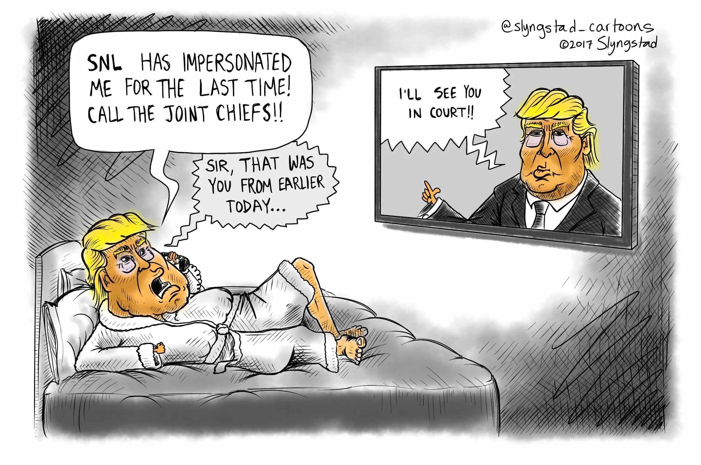 Trump SNL Bathrobe