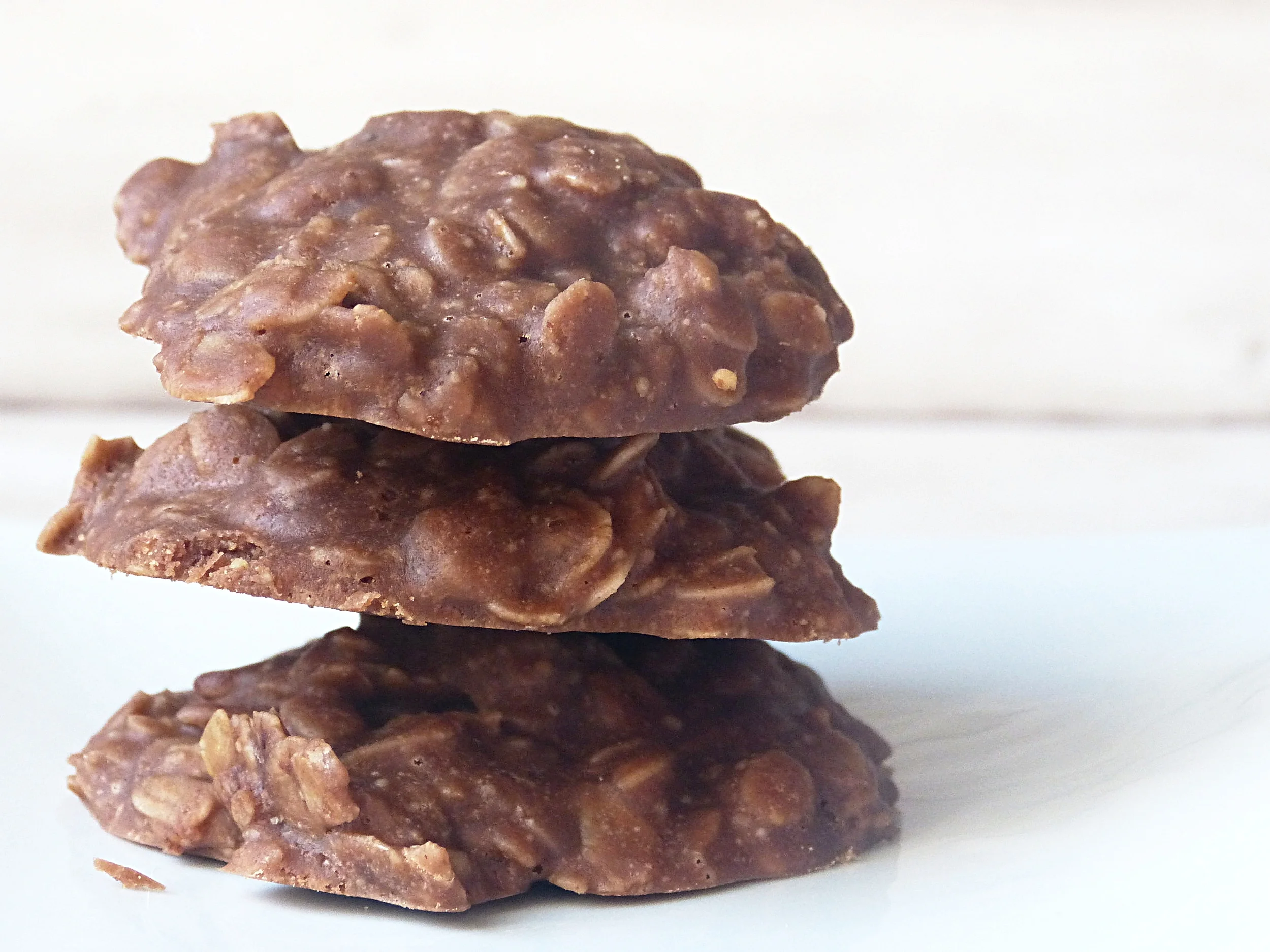 Chocolate Peanut Butter No Bake Cookies