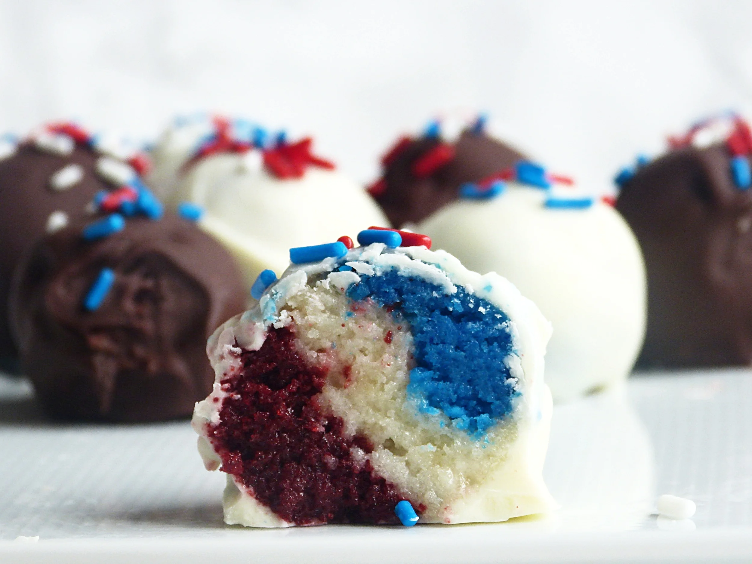 Flag Cake Balls