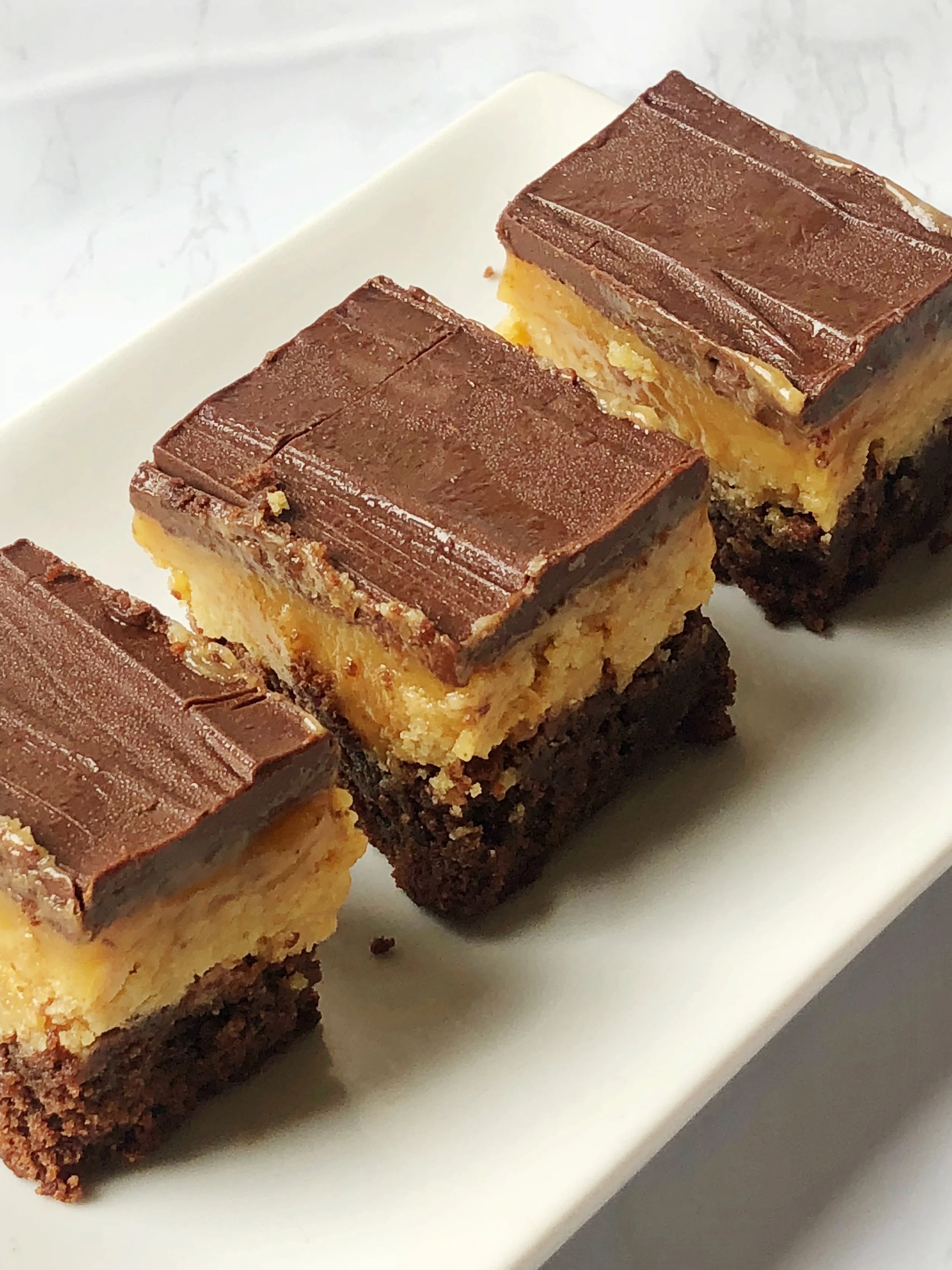 Caramel Shortbread Truffle Brownies