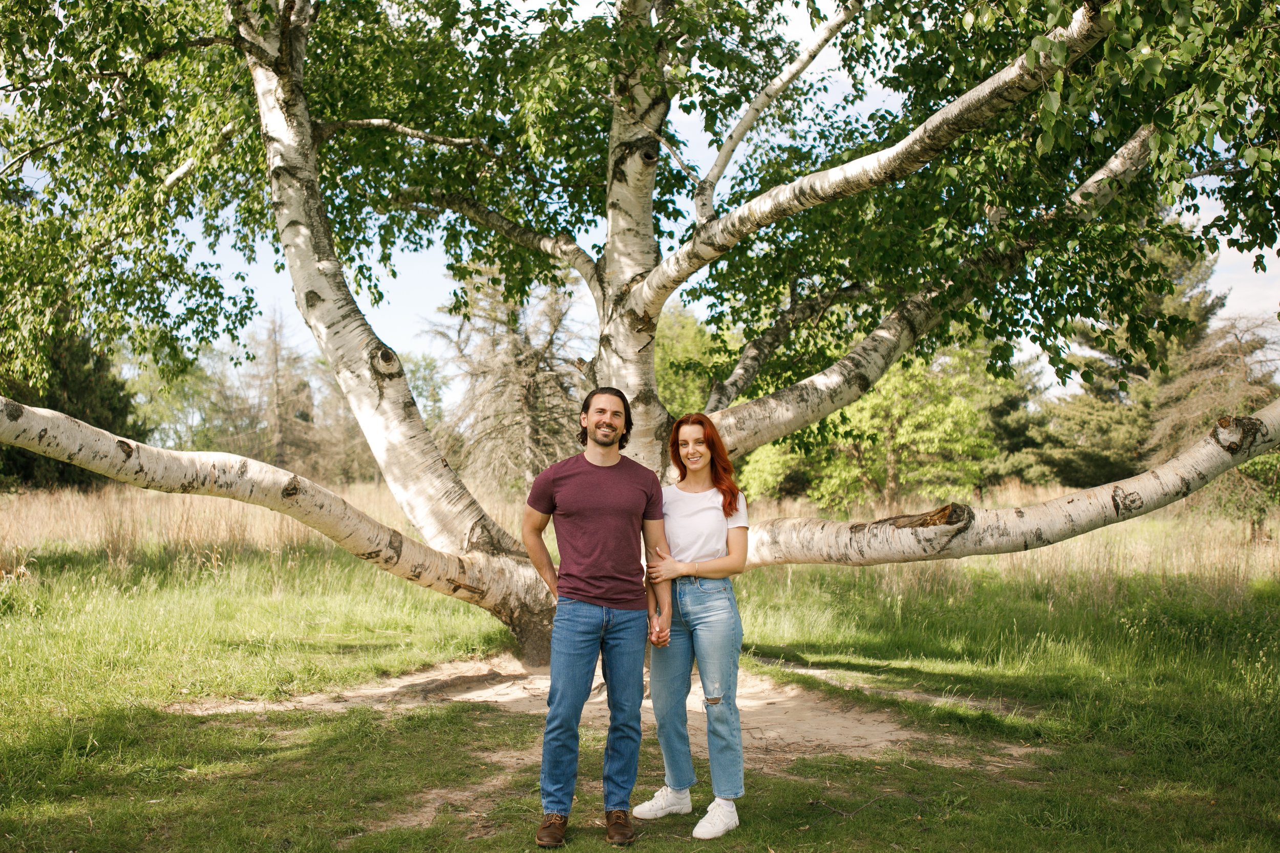 Grand Rapids Wedding Photographer - The Highlands - Grand Rapids Engagement Session - Northern Michigan Wedding Photographer - Charlie and Kristin Engaged - J Darling Photo 12.jpg