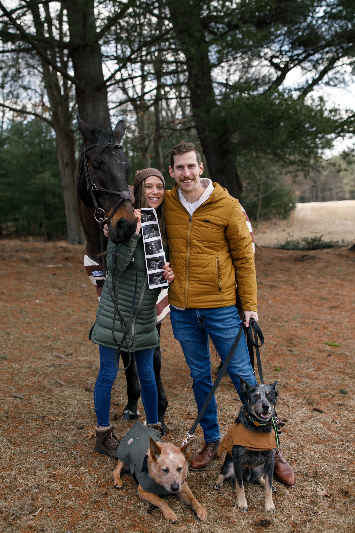 George and Kelsey Pregnancy Announcement - Grand Haven Family Photographer - Black Diamond Equestrian - Nunica Family Photogrpaher - Maternity Session - Pregnancy Announcement - Spring Lake Family Photographer - J Darling Photo_011.jpg