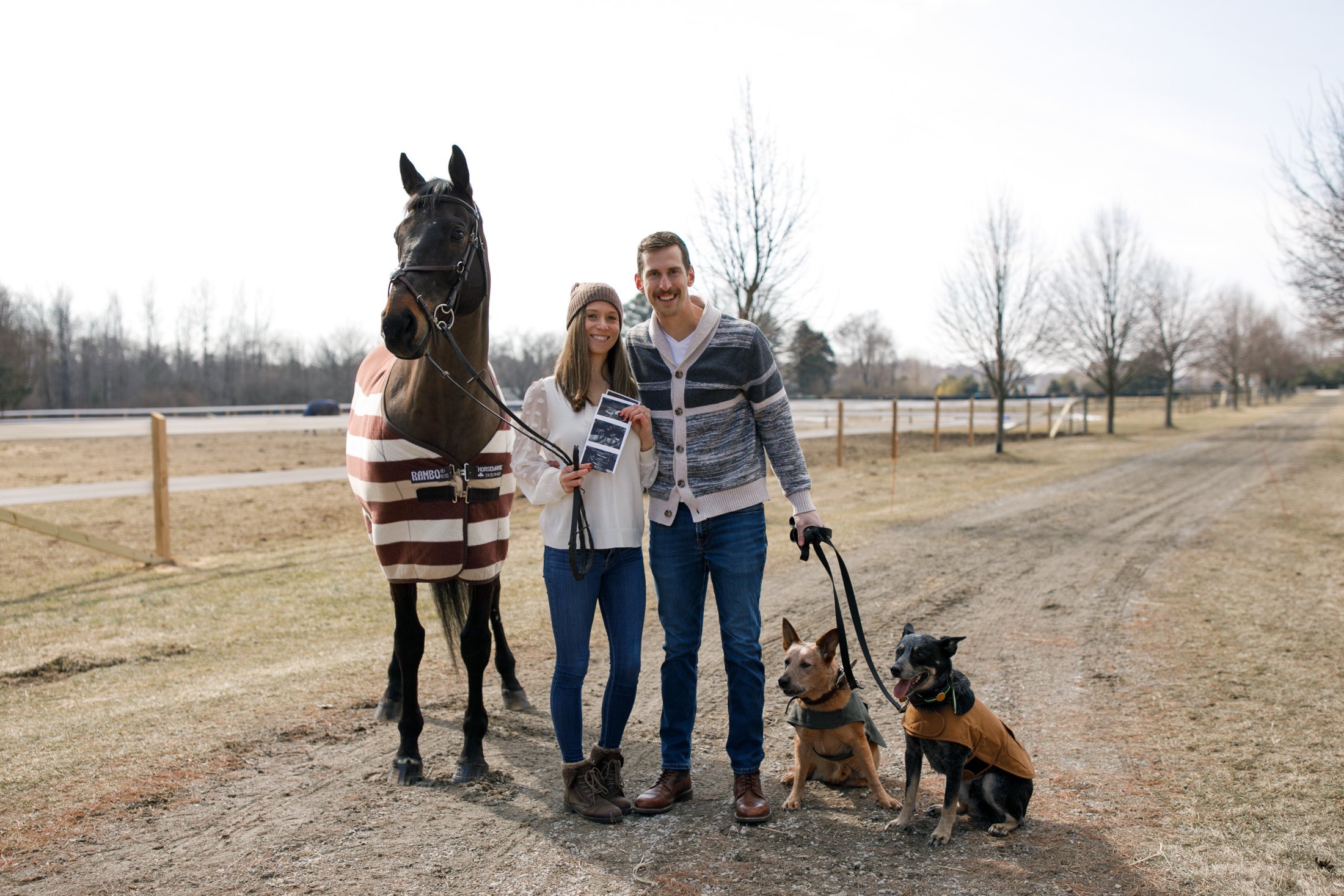 George and Kelsey Pregnancy Announcement - Grand Haven Family Photographer - Black Diamond Equestrian - Nunica Family Photogrpaher - Maternity Session - Pregnancy Announcement - Spring Lake Family Photographer - J Darling Photo_014.jpg