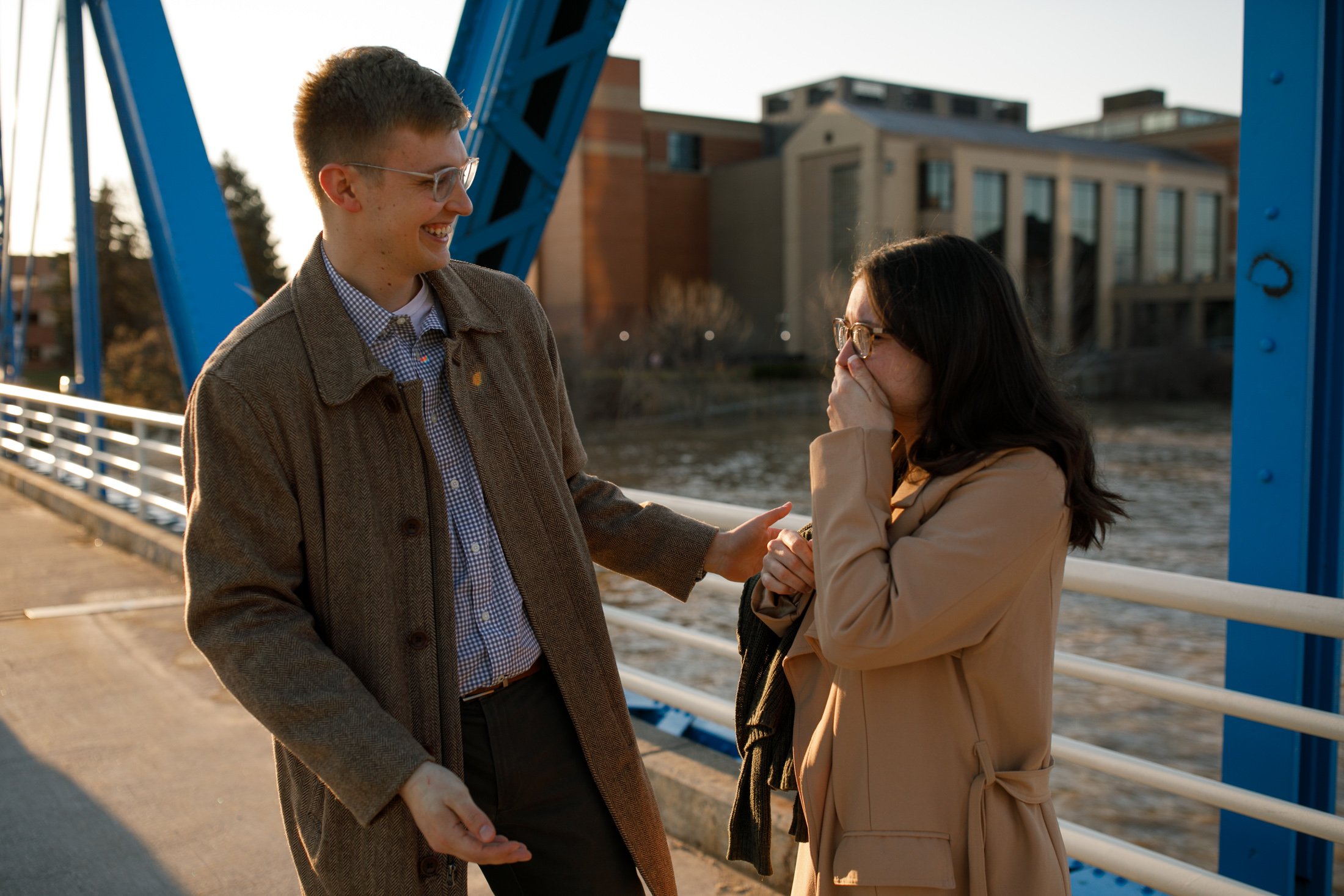 Grand Rapids Engagement Photographer - Grand Rapids surprise engagement - Grand Rapids Wedding Photographer - Grand Rapids proposal - Knoop Event - Grand Rapids Blue Bridge - Austin and Karmen - J Darling Photo_012.jpg