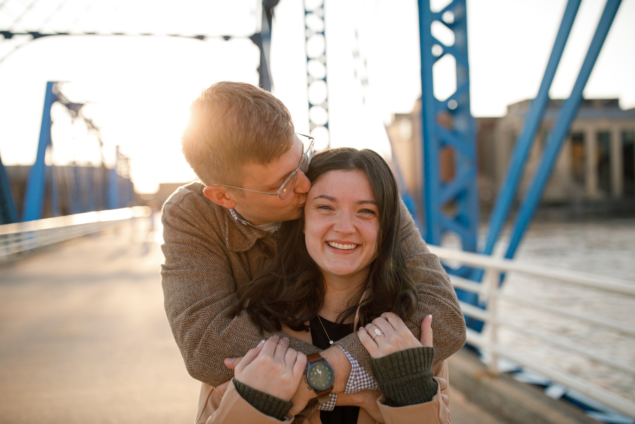 Grand Rapids Engagement Photographer - Grand Rapids surprise engagement - Grand Rapids Wedding Photographer - Grand Rapids proposal - Knoop Event - Grand Rapids Blue Bridge - Austin and Karmen - J Darling Photo_021.jpg