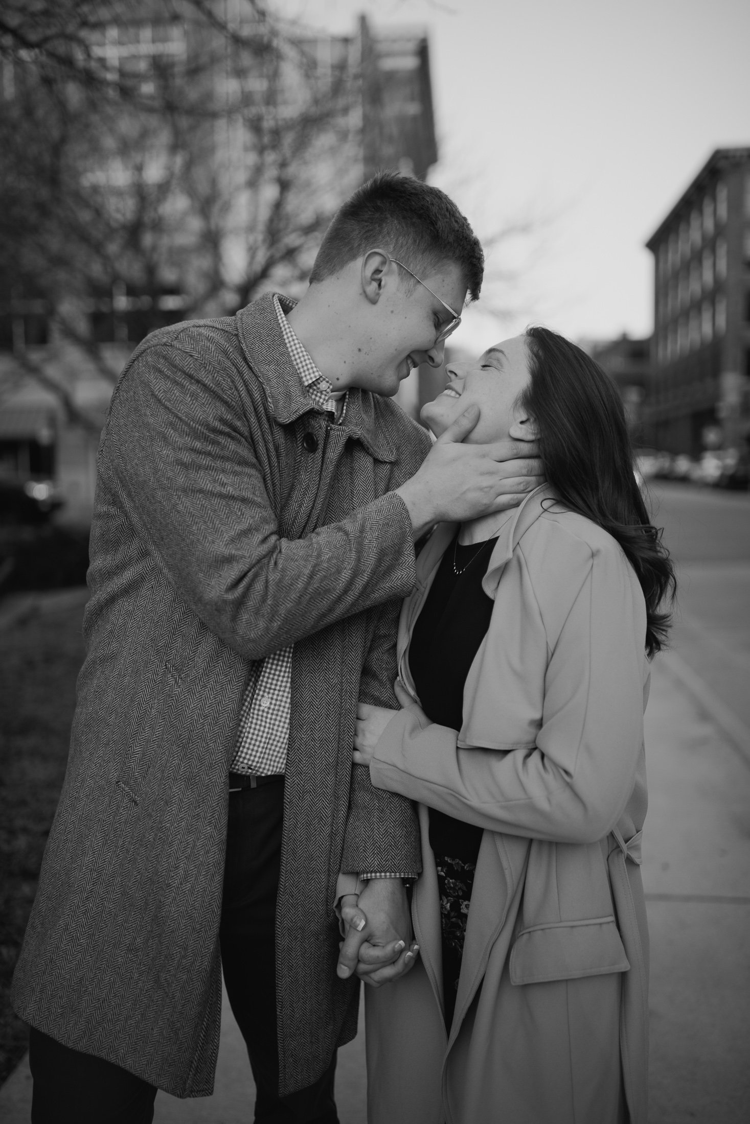 Grand Rapids Engagement Photographer - Grand Rapids surprise engagement - Grand Rapids Wedding Photographer - Grand Rapids proposal - Knoop Event - Grand Rapids Blue Bridge - Austin and Karmen - J Darling Photo_049.jpg