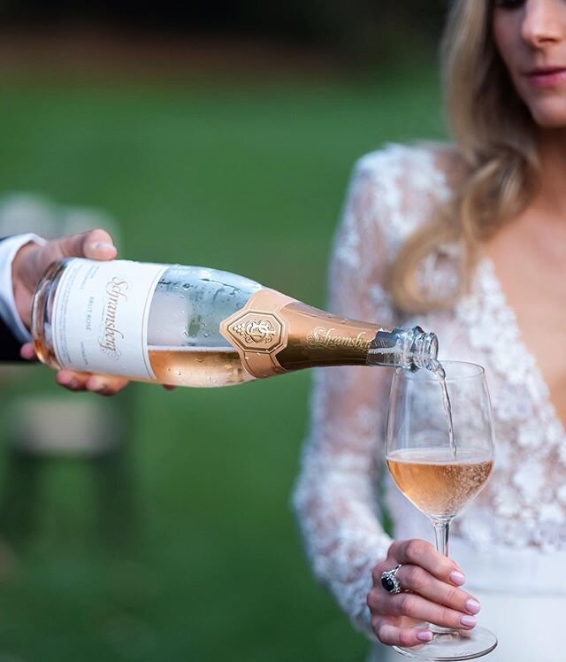 Check out our @brides feature on why ros&eacute; is the ultimate wedding wine! Because as @kashyk of @ashesxdiamonds wisely put it, &ldquo;There&rsquo;s only so many gin and tonics you can have before you&rsquo;re dancing on the bride&rsquo;s table.&