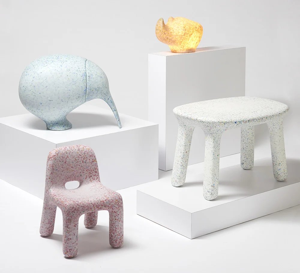 Antwerp based ‘Ecobirdy’ collects and recycles toys to turn them into new kid’s furniture. image source: https://www.designboom.com/design/ecobirdy-recycled-toys-furniture-01-21-2018/