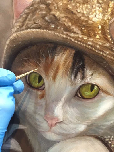 Detailing of them eyes!