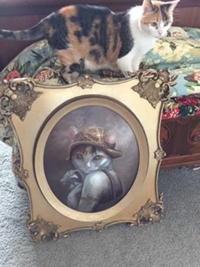 Lilly, giving her approval! 