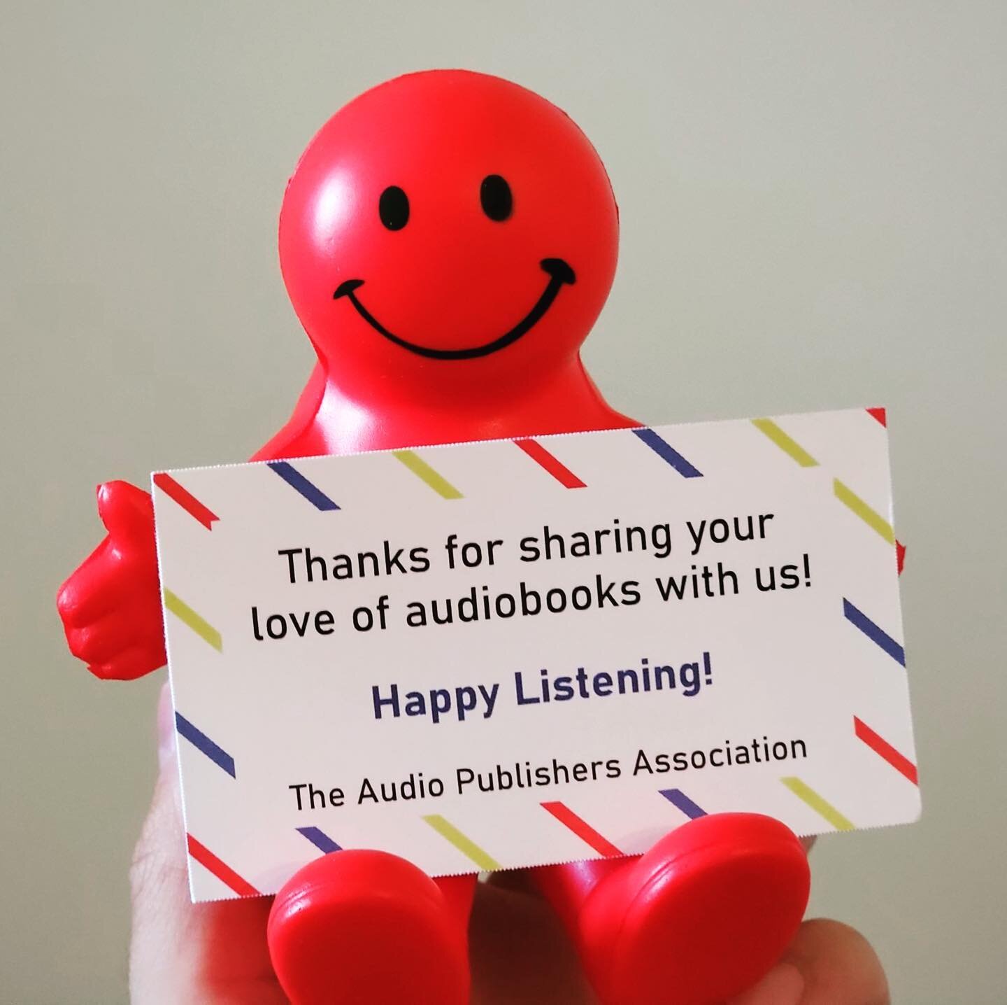 Yay! I was a randomly chosen winner of @audiobooks June is Audiobook Month challenge!  Wooohoo!  Thanks so much! 
My love of audiobooks is big <3

#Jiam #juneisaudiobookmonth #audiopublishersassociation