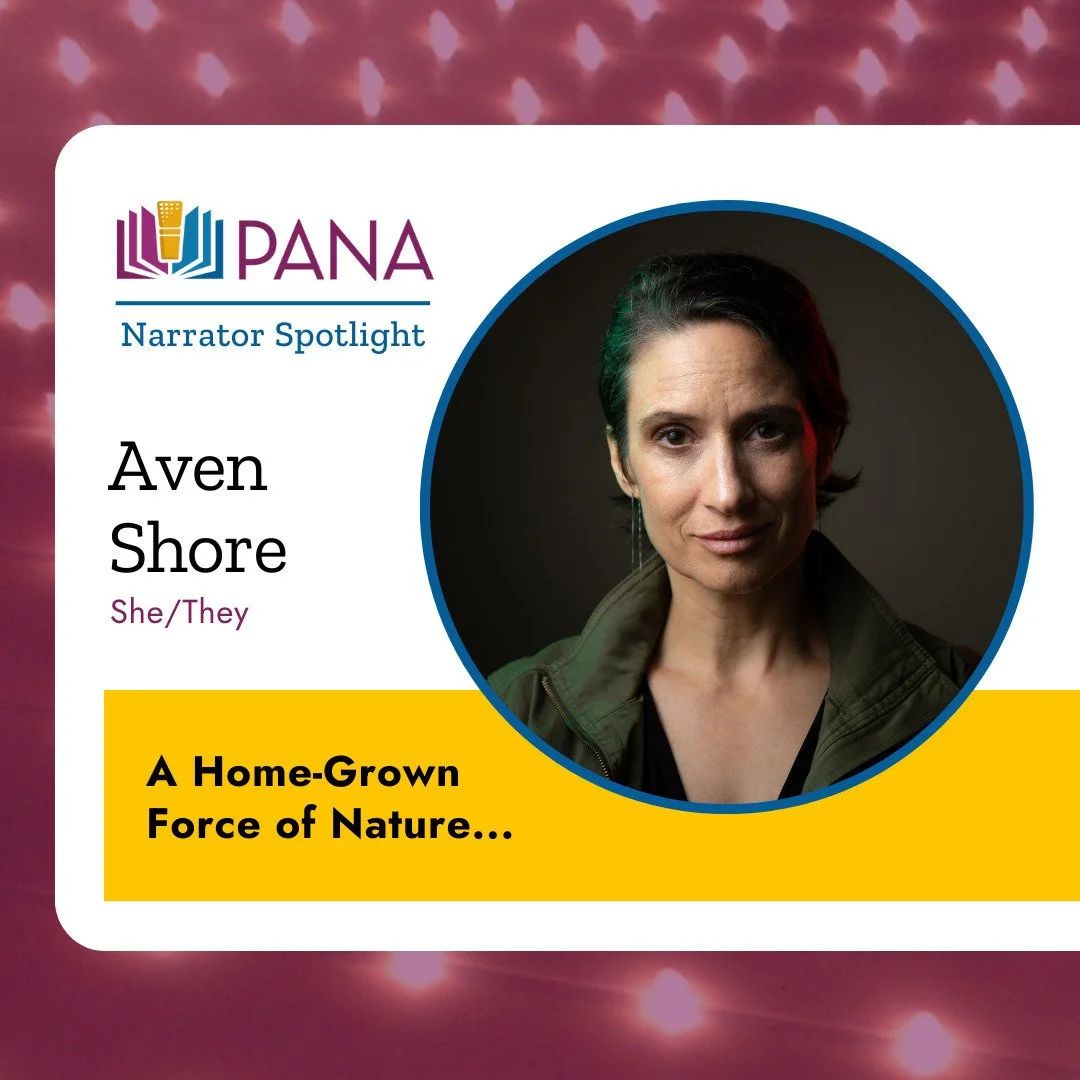 Eeeep! So grateful for this #narratorsspotlight recognition from @pronarrators! Thank you!!!! <3 <3 <3

This is 10 years for me as an #audiobooknarrator <3 Best Job Ever. 

Thank you, PANA volunteers!!