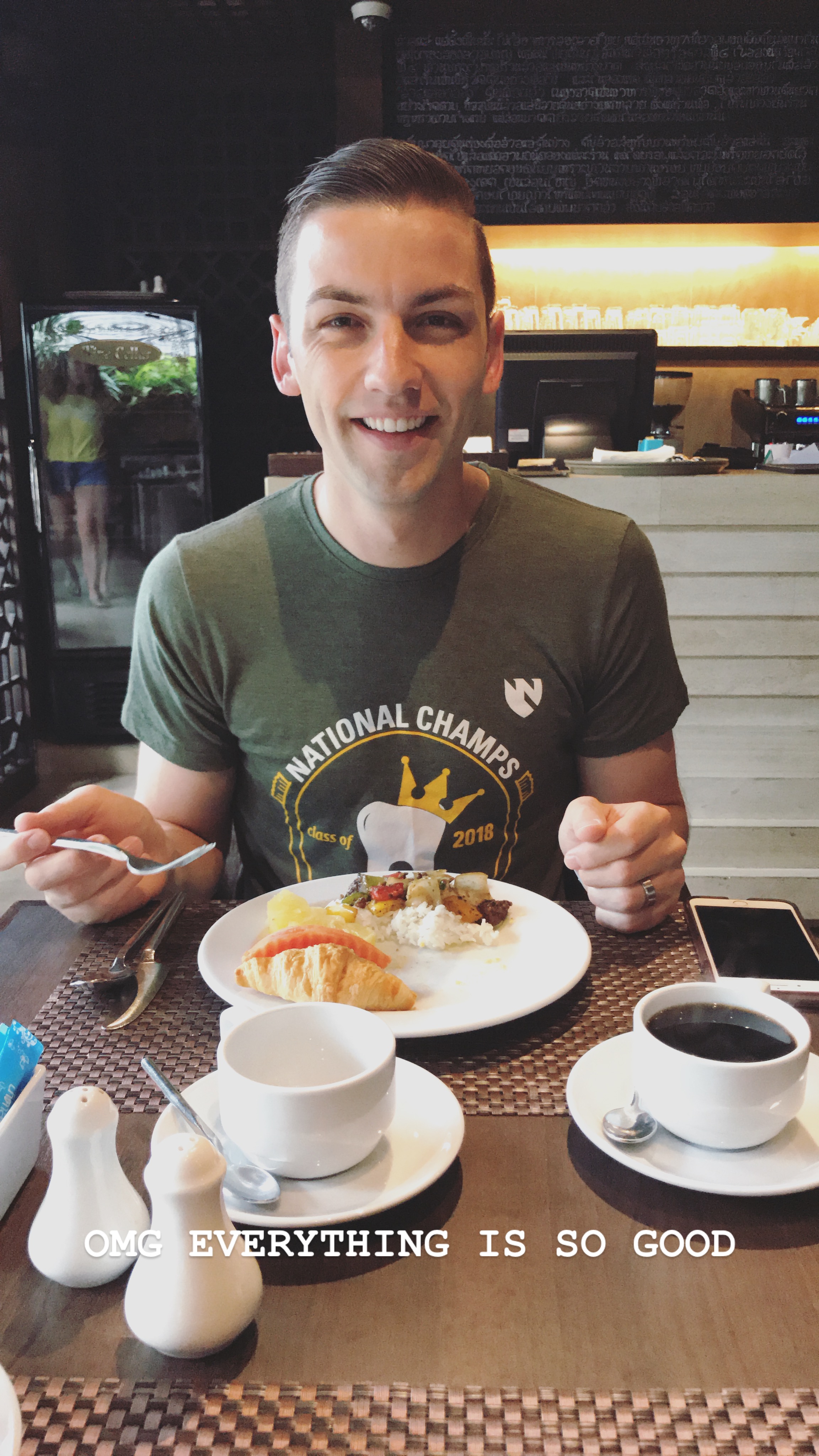 First breakfast in Bangkok.JPG