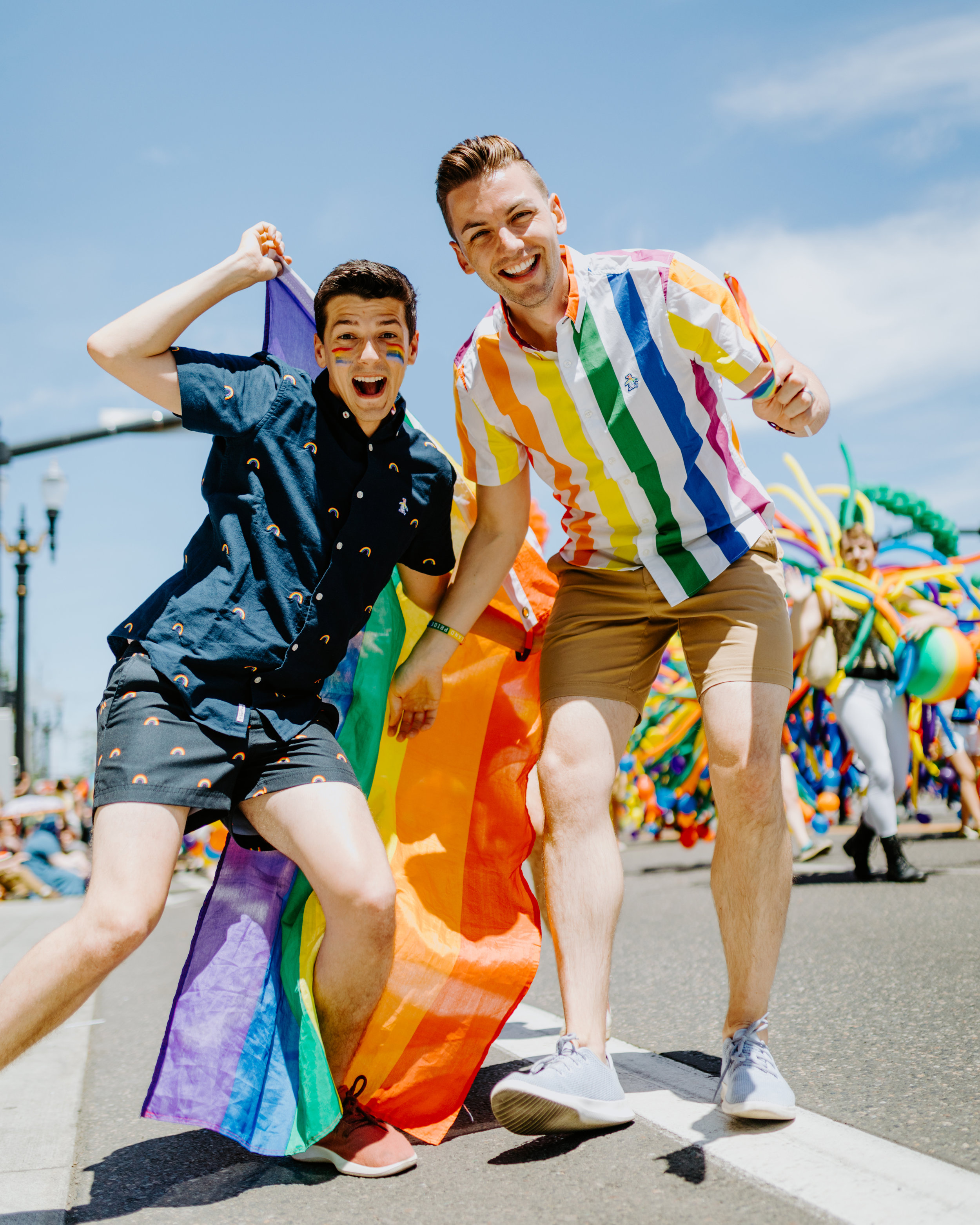 Michael and Matt Gay Travel Portland Pride Parade.jpg