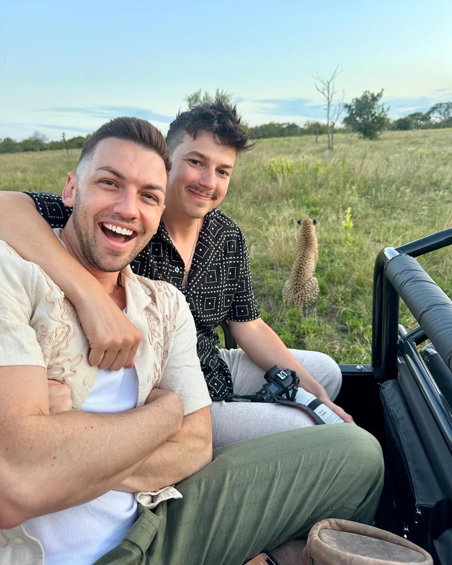 This has already been overwhelming&mdash;and we still have a few more days to go! It&rsquo;s our first time in South Africa 🇿🇦 together, and just the first 24 hours at @silvan_safari with @rhinoafrica has put into focus WHY travel is so important&h