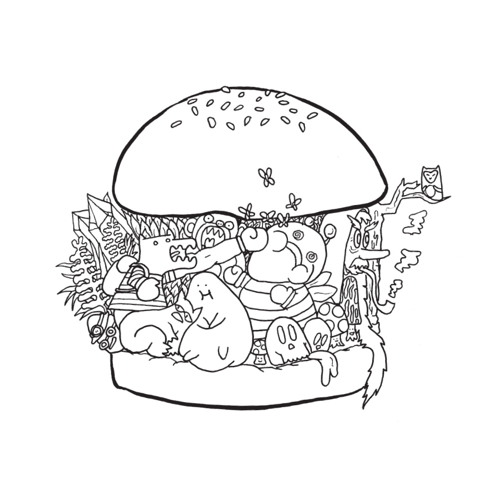 I'll Bring The Burger, You Bring The Color
