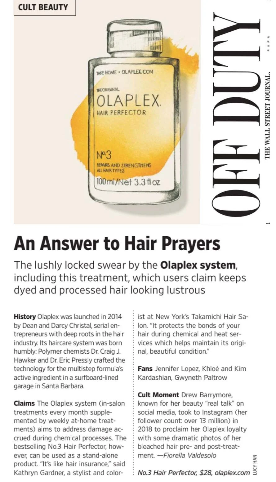 AS SEEN IN WALL STREET JOURNAL