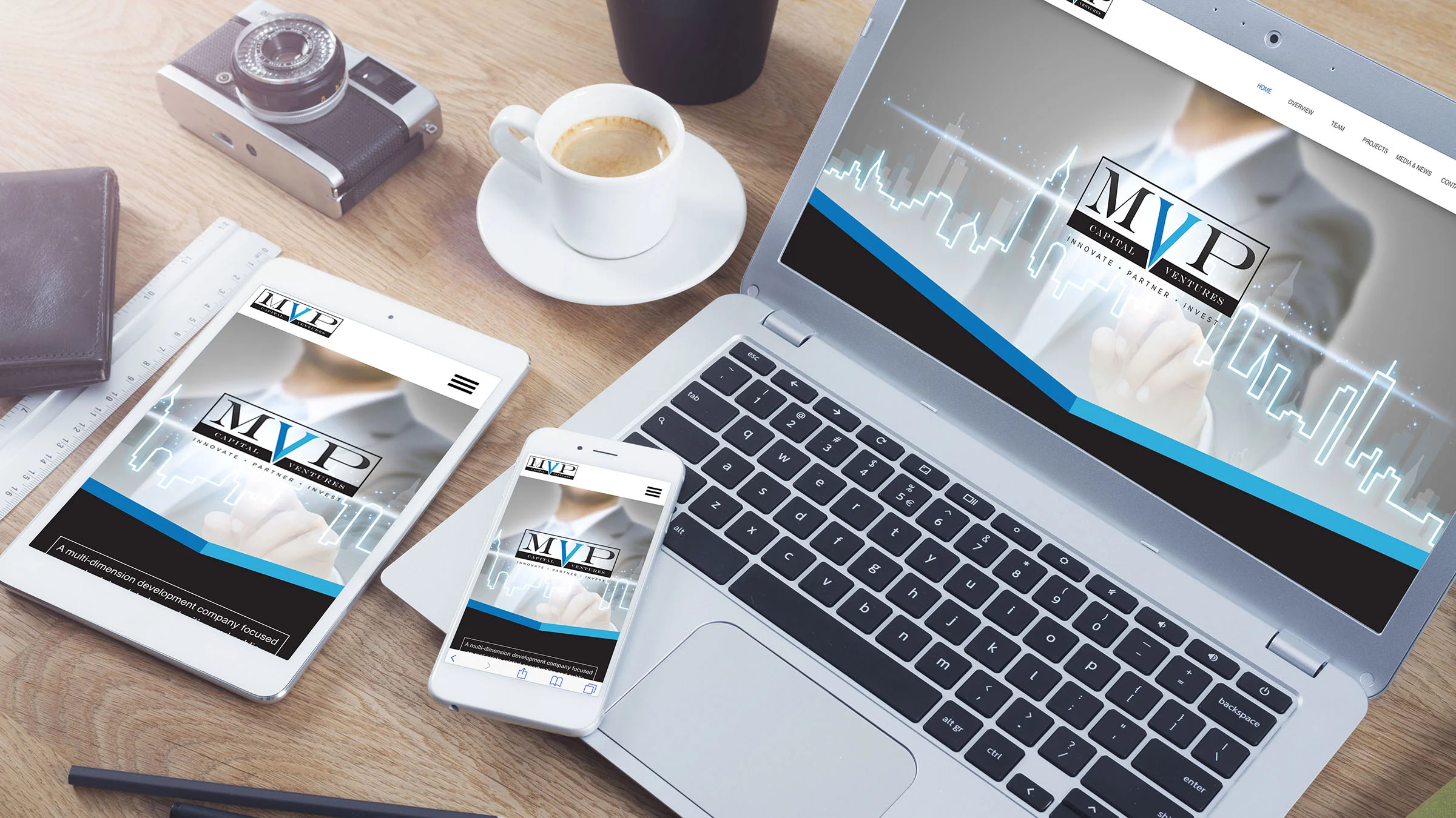 MVP CAPITAL VENTURES - Logo, Website, Corp Id Branding