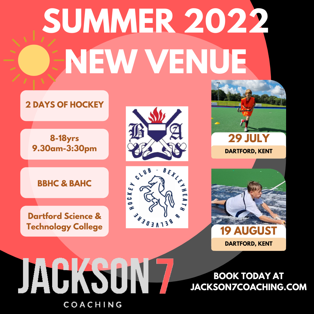 SUMMER 2022 HOCKEY CAMPS NEW VENUE — Jackson 7 Coaching