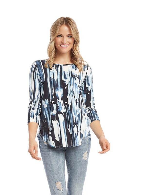 3-4 Sleeve Shirttail Top.jpg