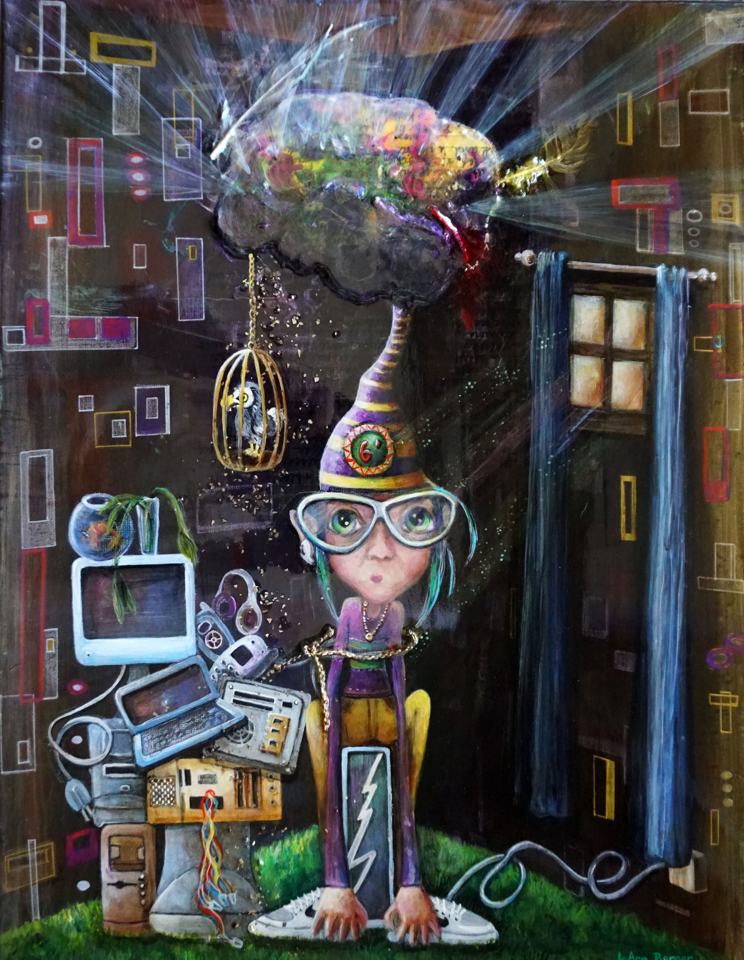 Neurotic-16" x 20"