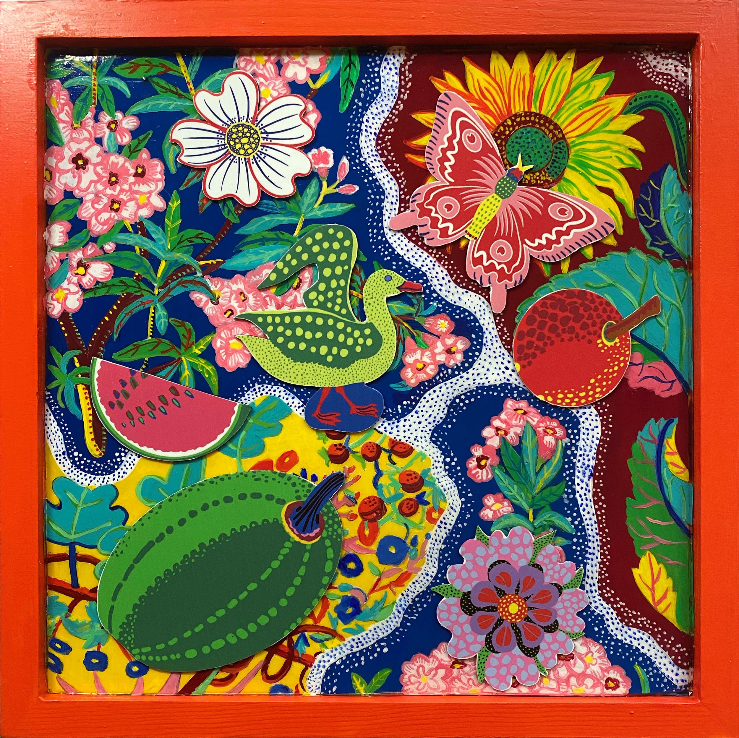 Josef Frank Magnetic Board-10" x 10"