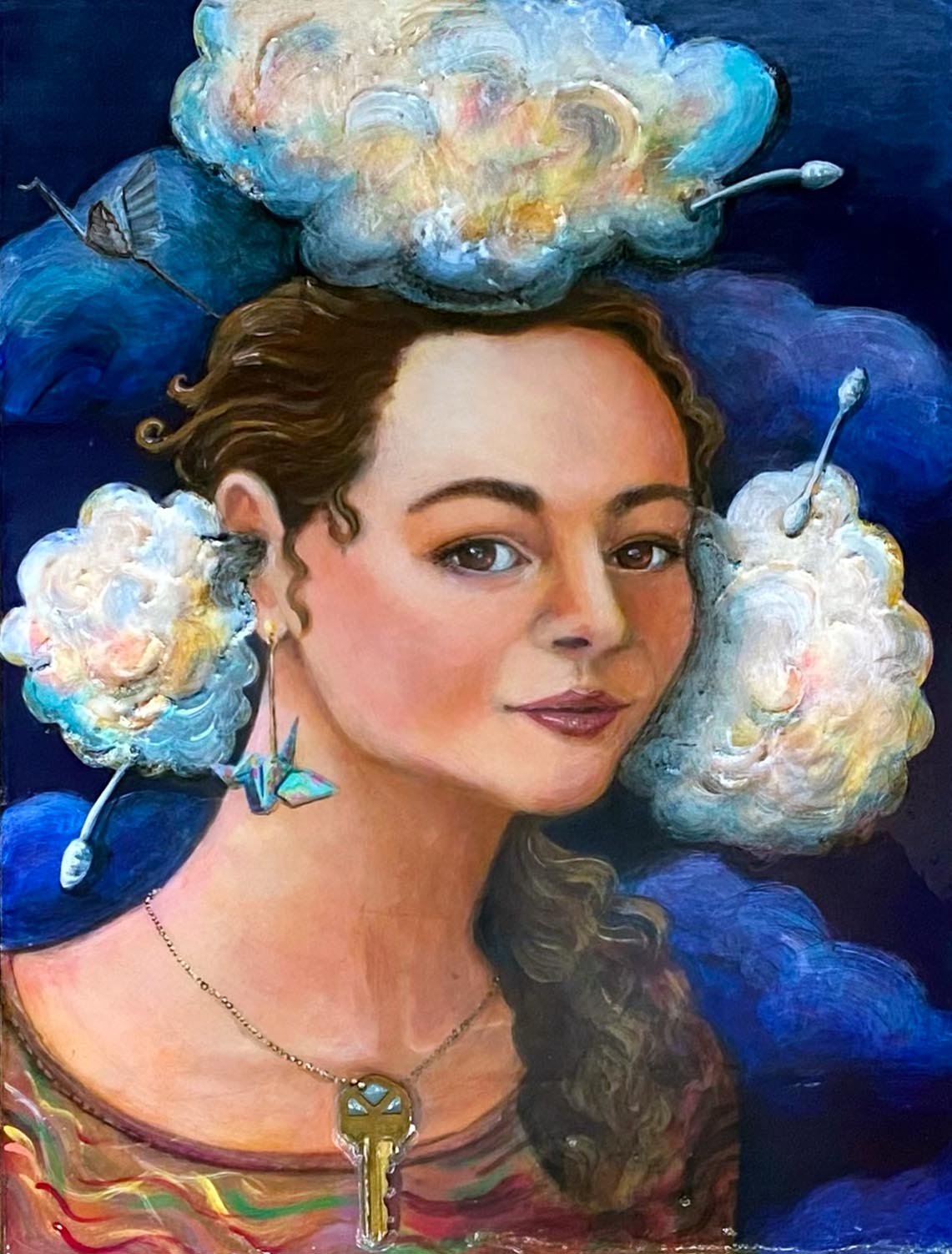 Head in the Clouds-12" x 16"