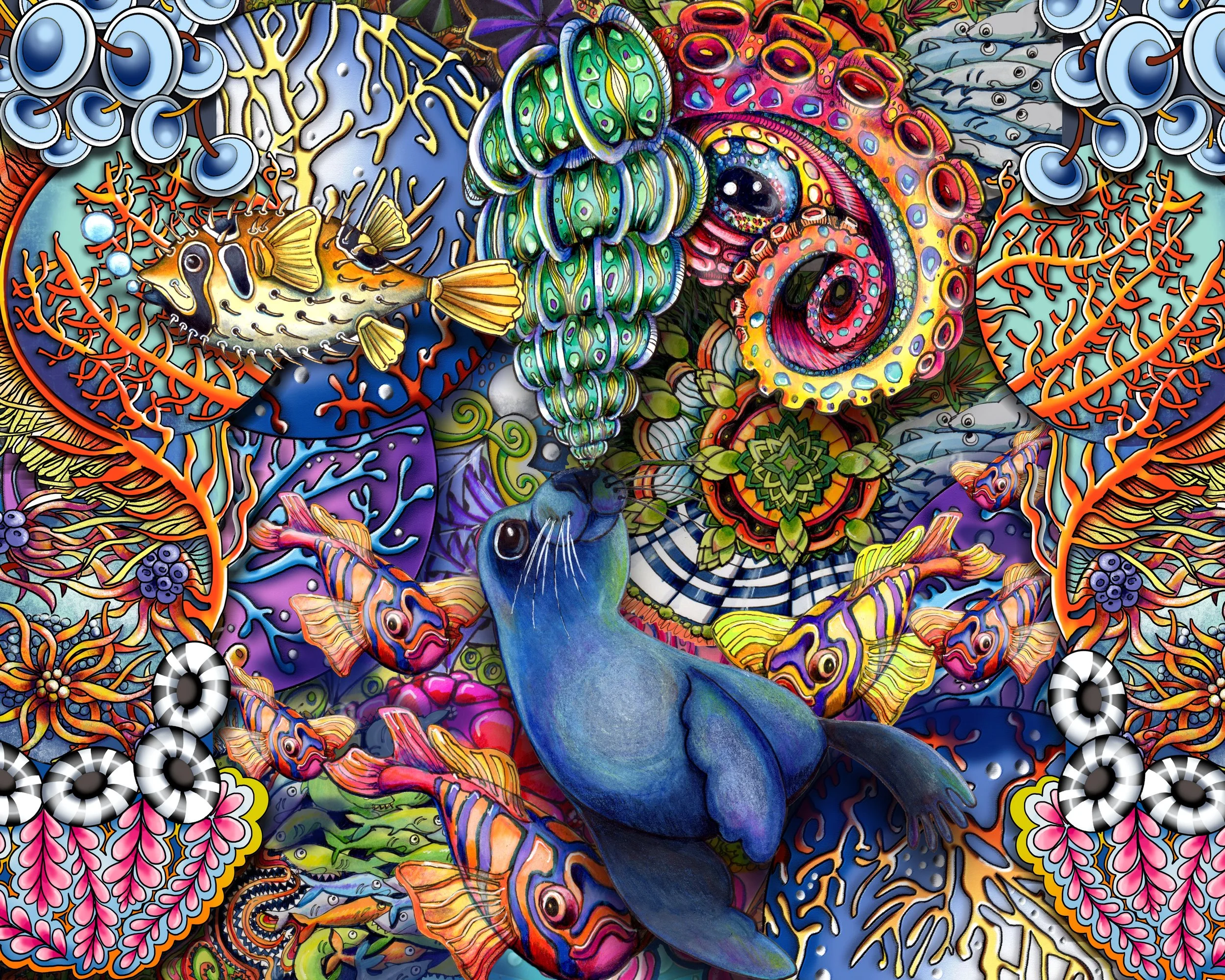 Oceans Eleven-27" x 23"