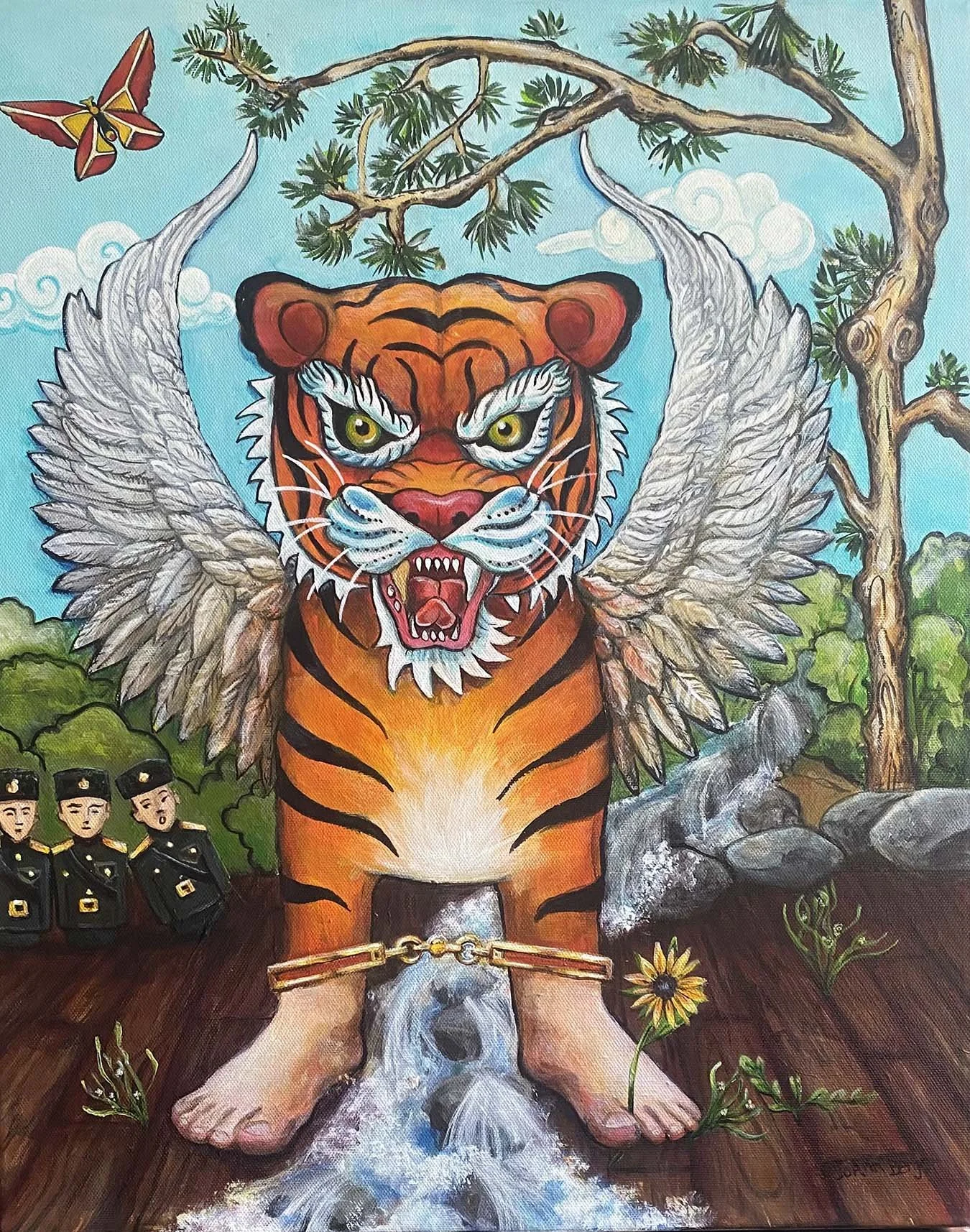 Neither Here Nor There-16" x 20"