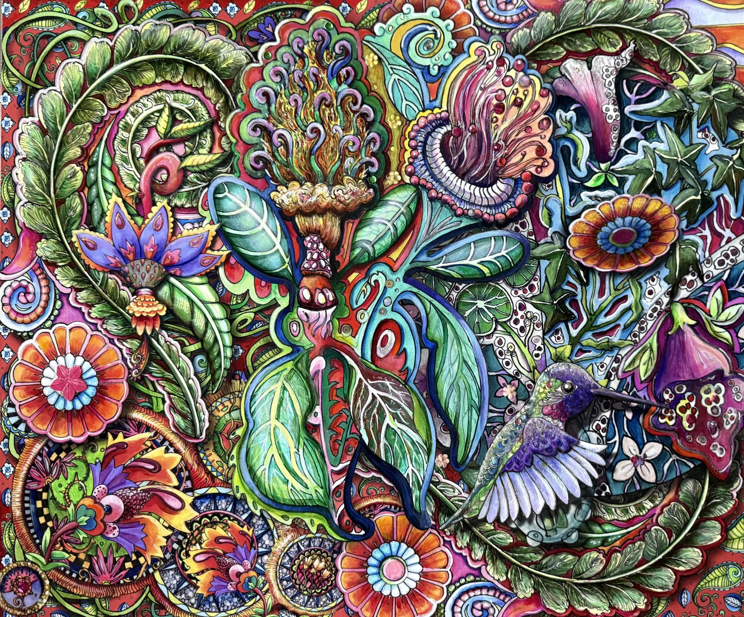 Flower Power-27" x 24"