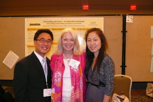 Drs. Joonghwa Lee and Esther Thorson, AEJMC 2012.