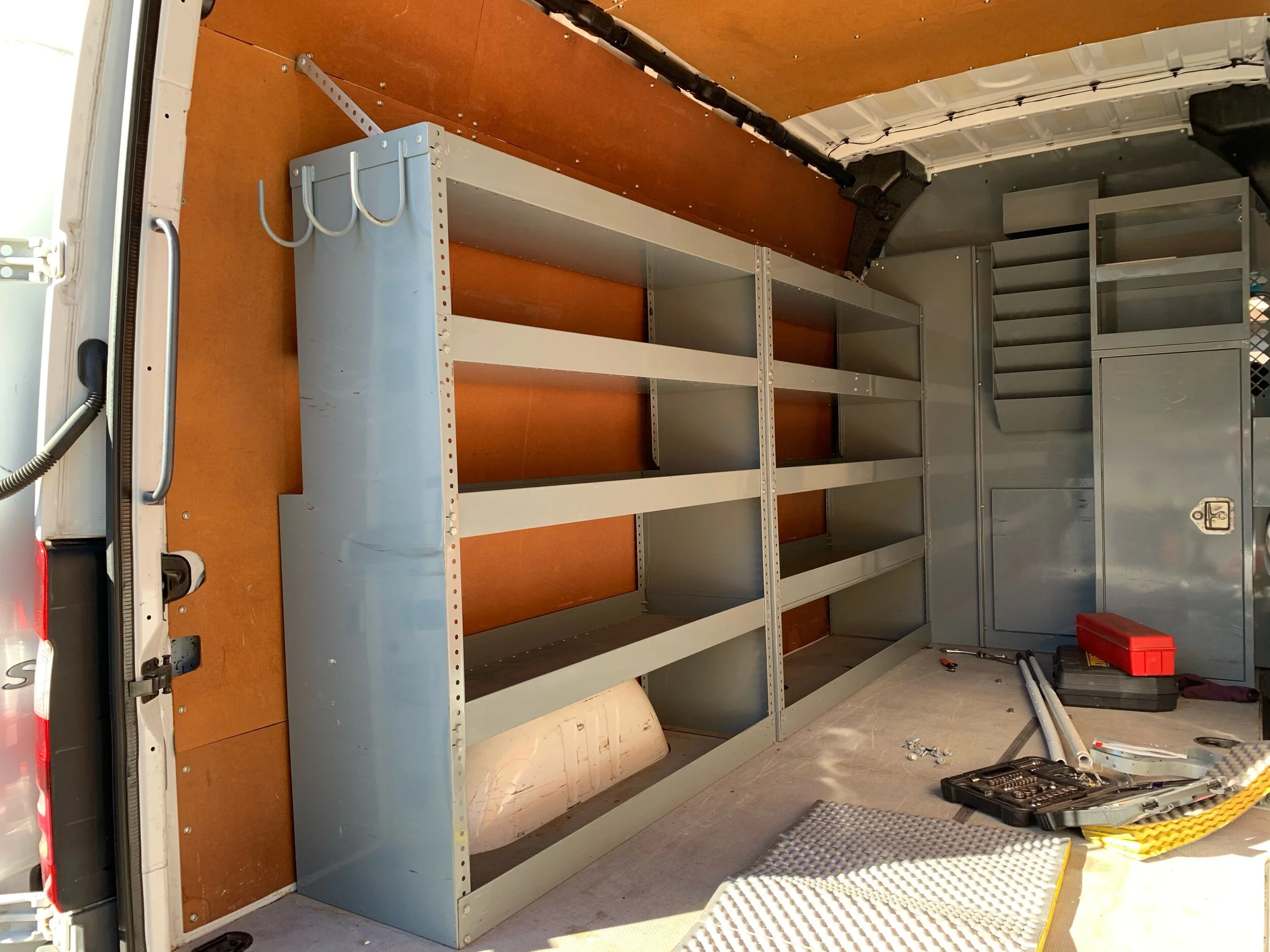 Stage 1: Demo, Clean, And Prepare The Van