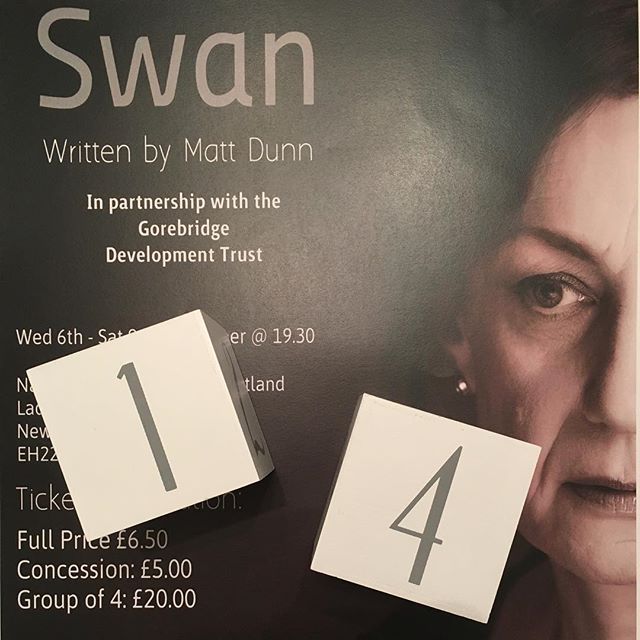T-14 days until Swan @natminingmuseum get your tickets @ https://3in1theatre.com #AnnieSwan