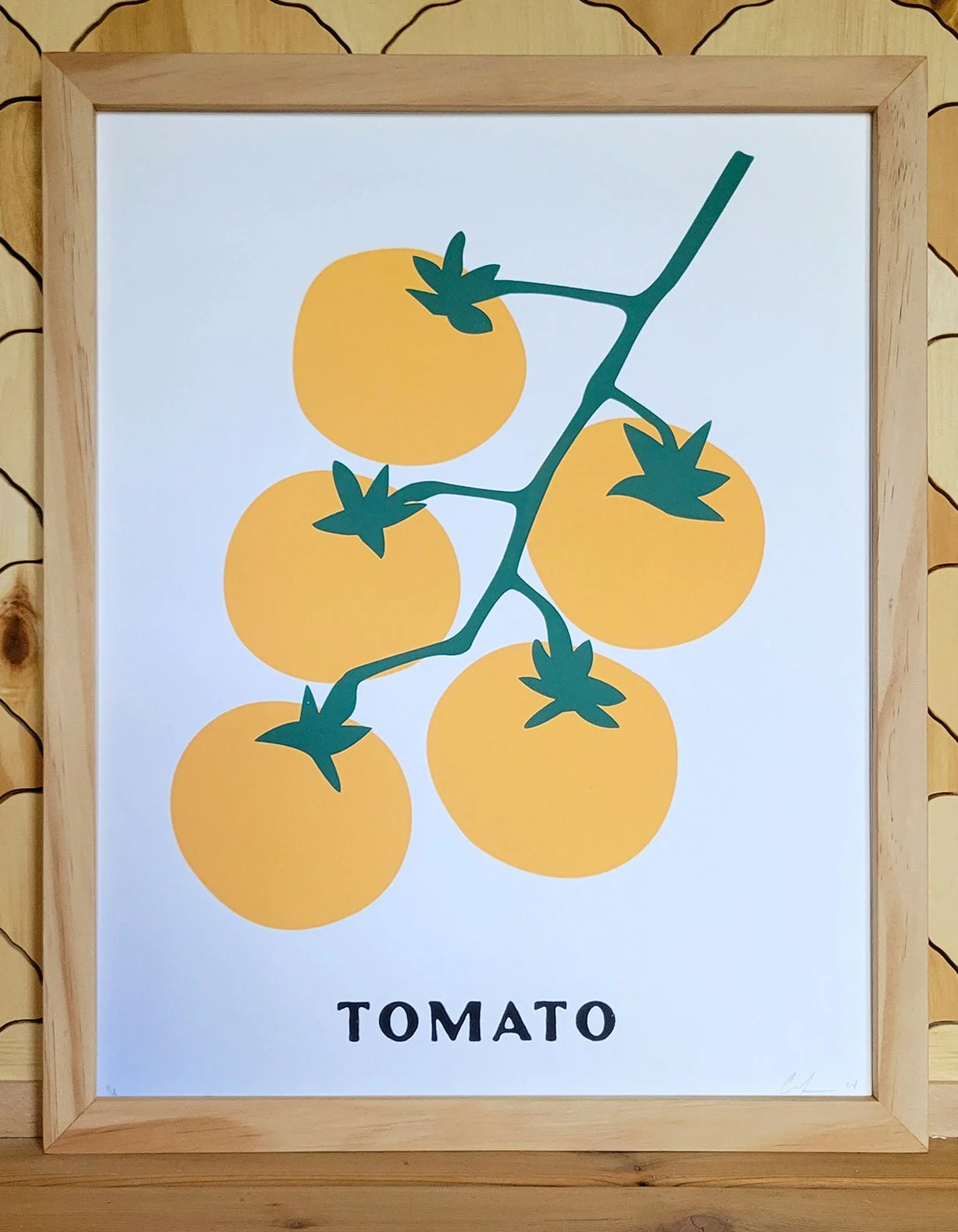 Sungold Tomato Screen Print