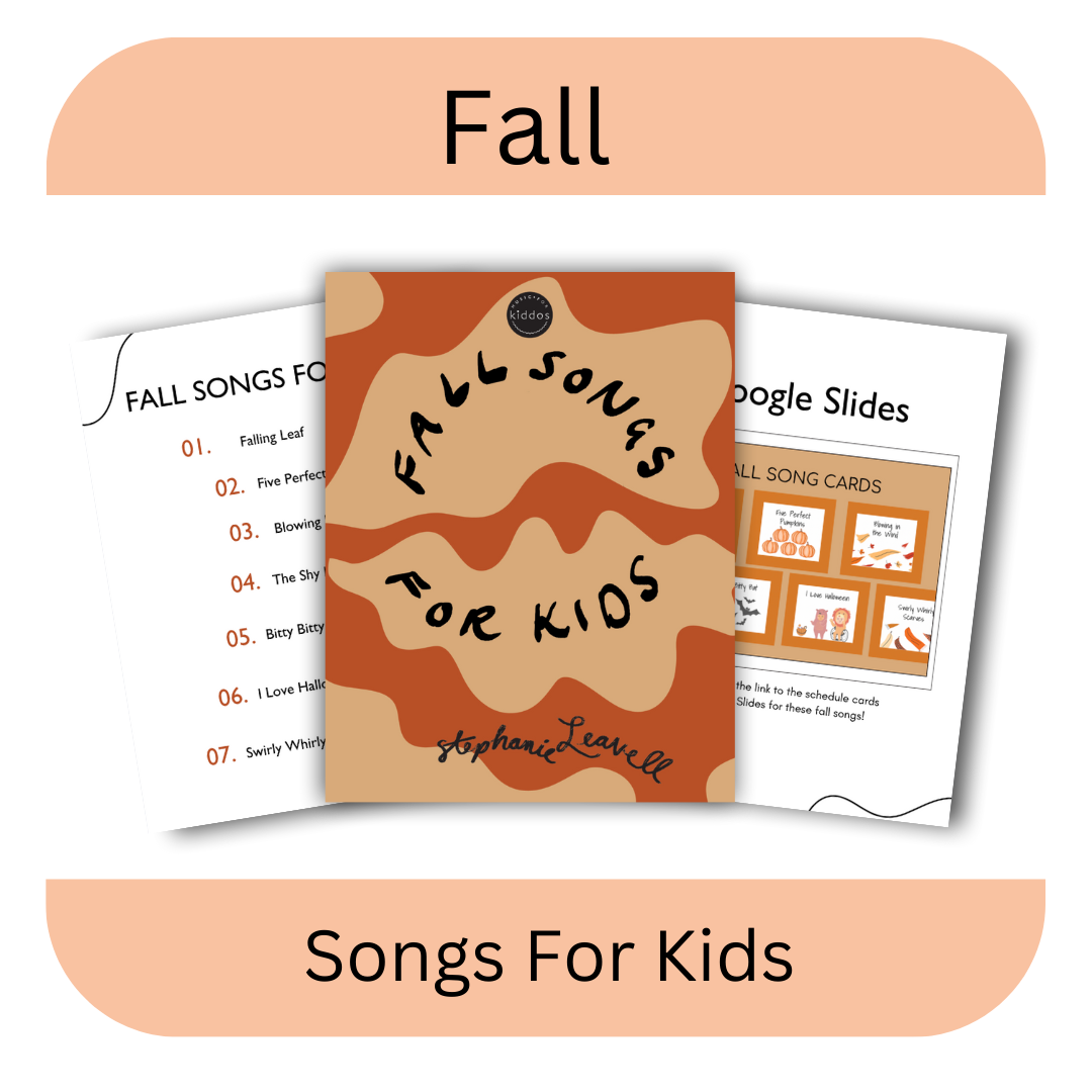 Fall Songs for Kids Resource Bundle