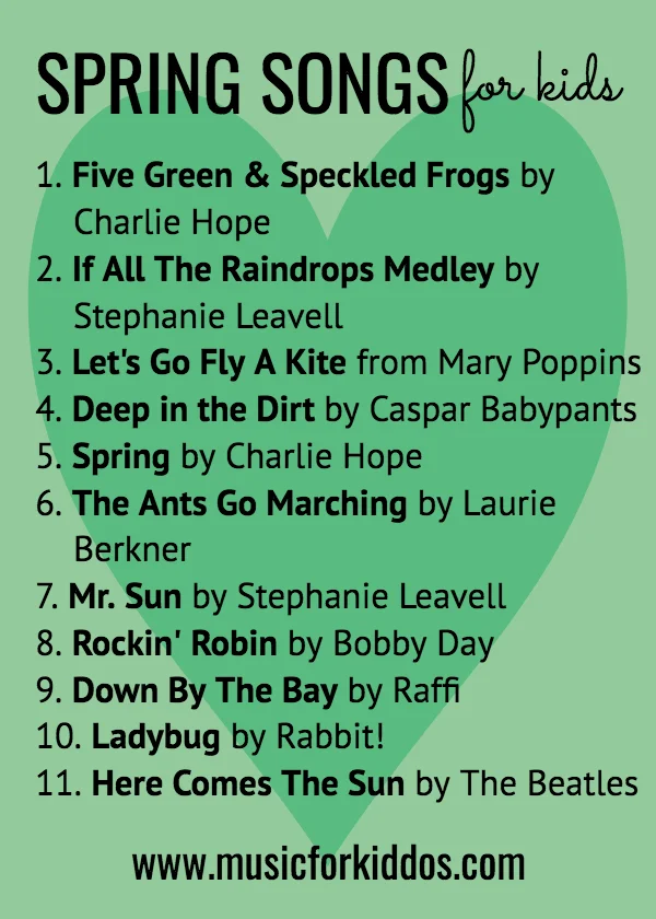 Spring Songs for Kids — Music for Kiddos