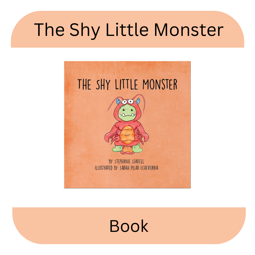 Shy Little Monster Book (Hardback)