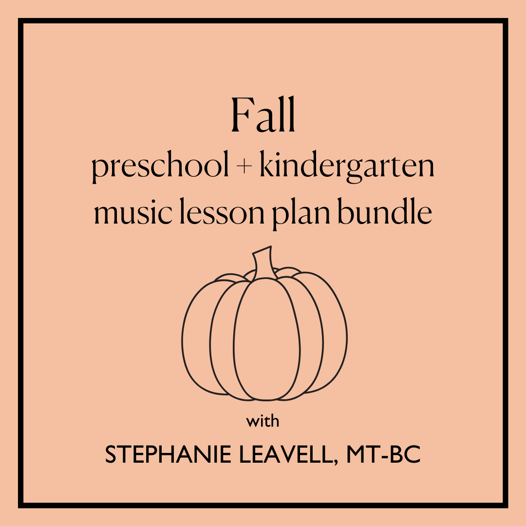 Fall Lesson Plan Bundle