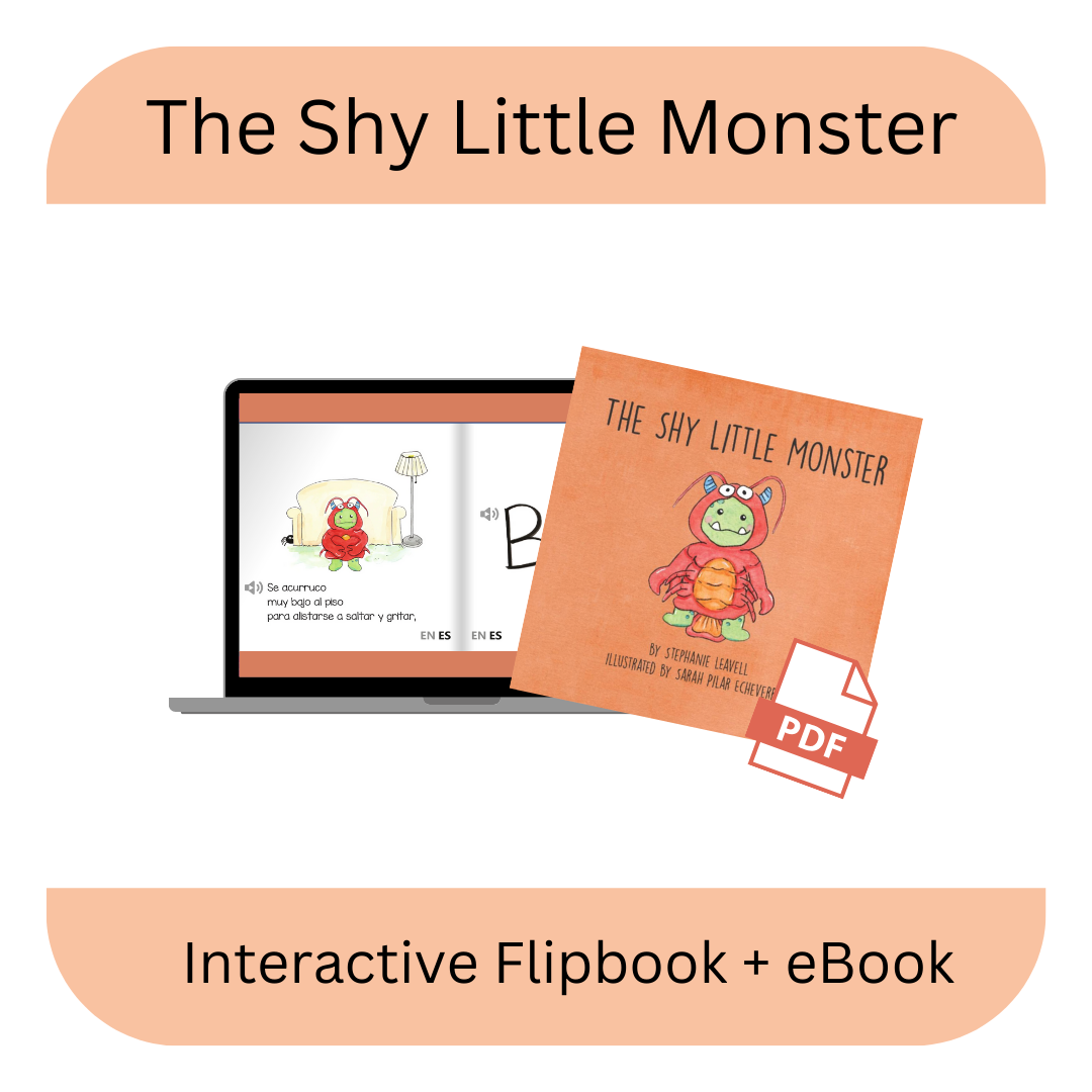 Shy Little Monster Interactive Flipbook + eBook