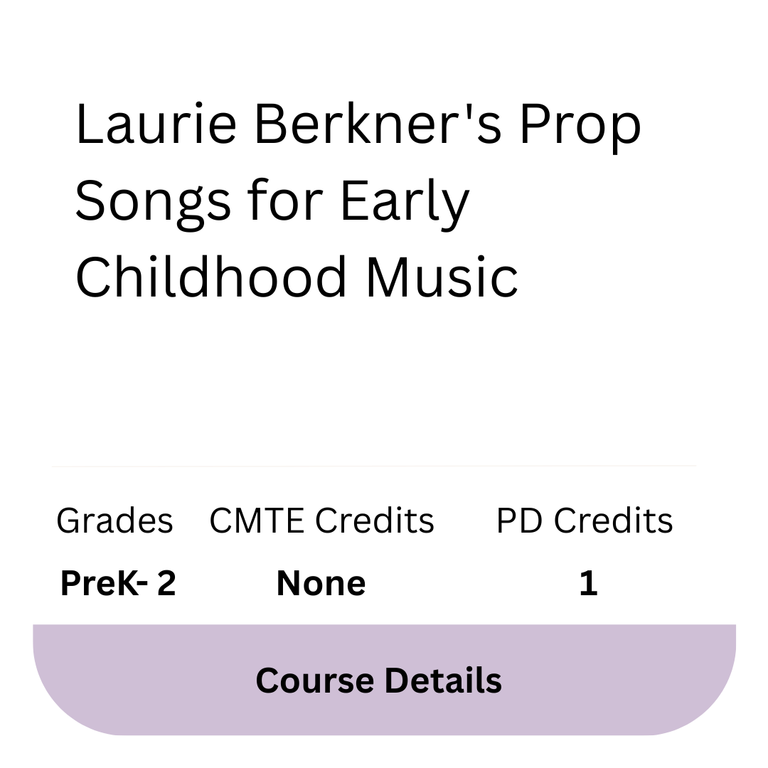 Laurie Berkner's Prop Songs for Early Childhood Music