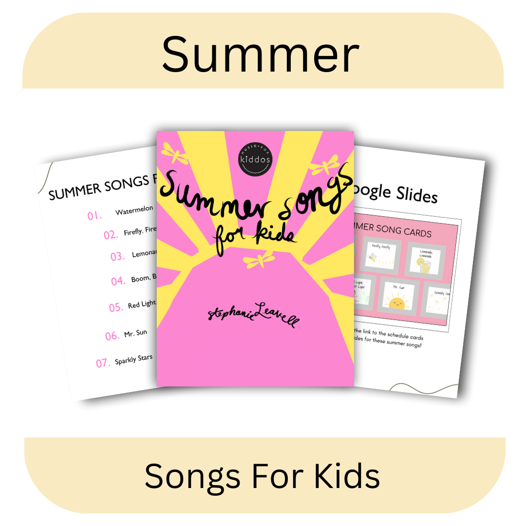 Summer Songs for Kids Songbook