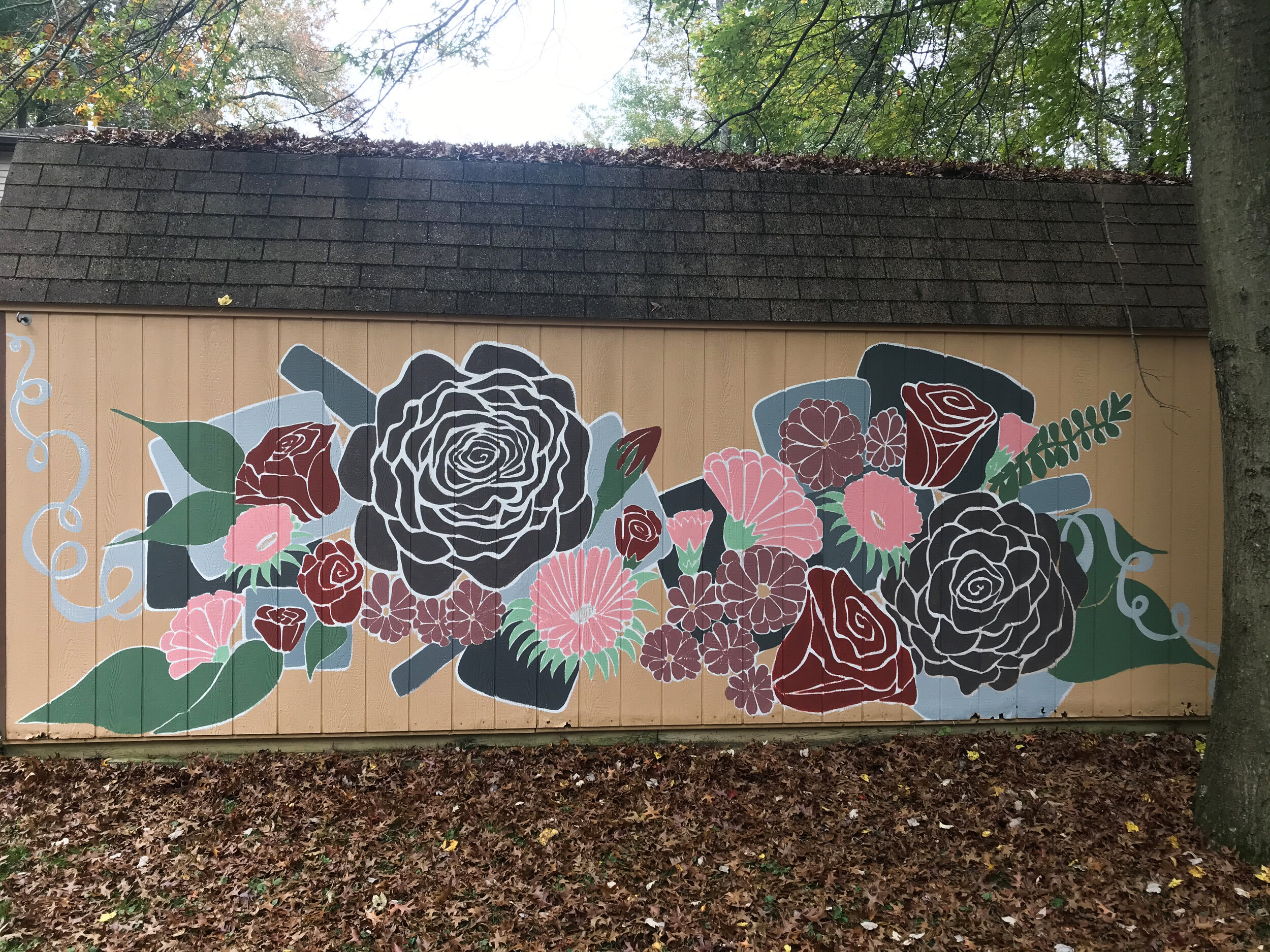 Flower Mural (in progress)