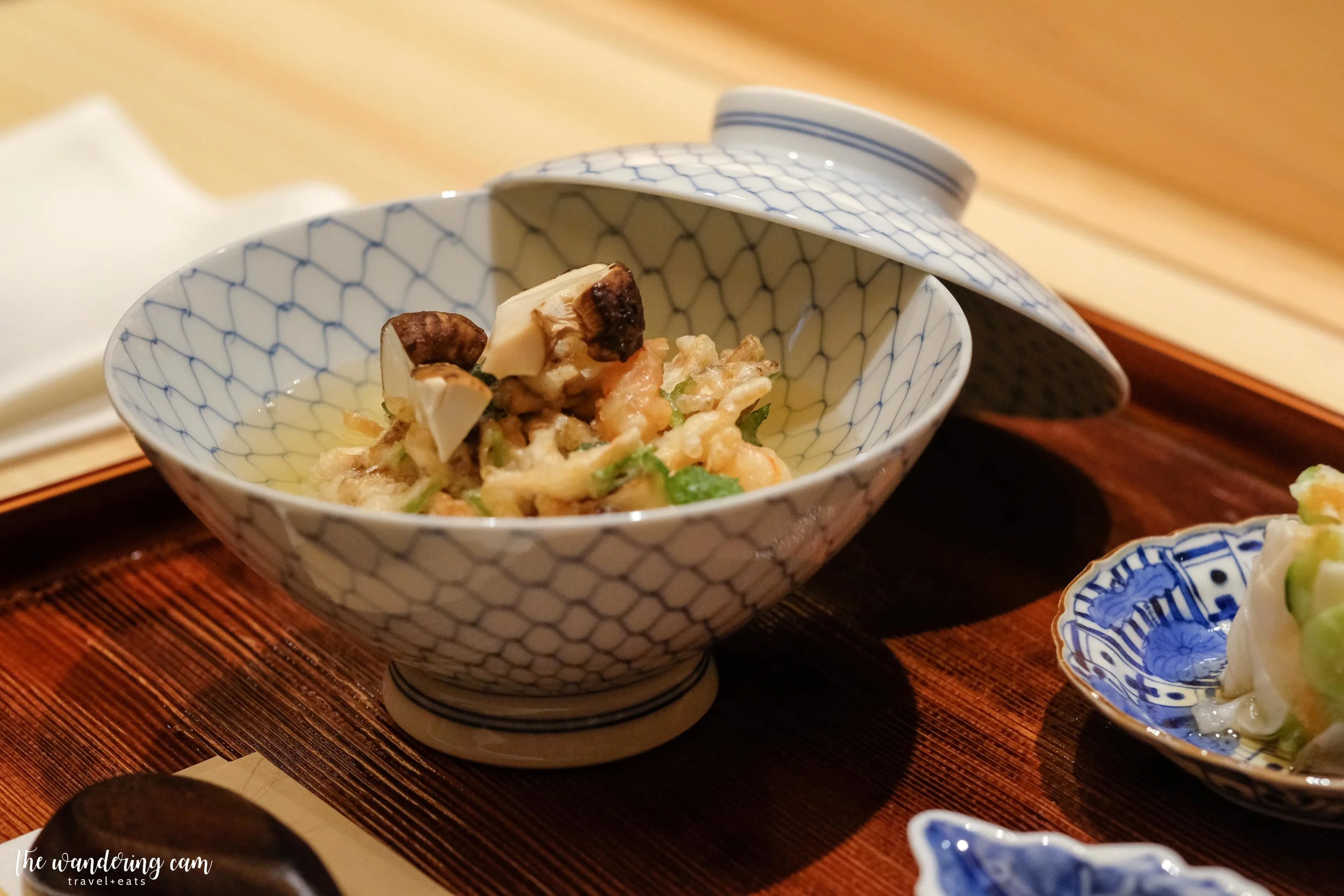 Ten-cha with matsutake broth