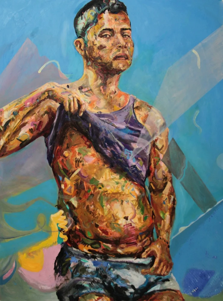 This Is who I AM, 2017 Oil on canvas, 72in x 60in